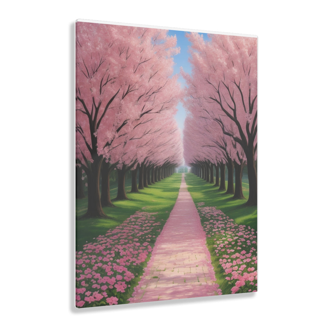 🌲 Enchanting Pink Canopy: Forest Delights 🌸 - Creative Canvas Corner