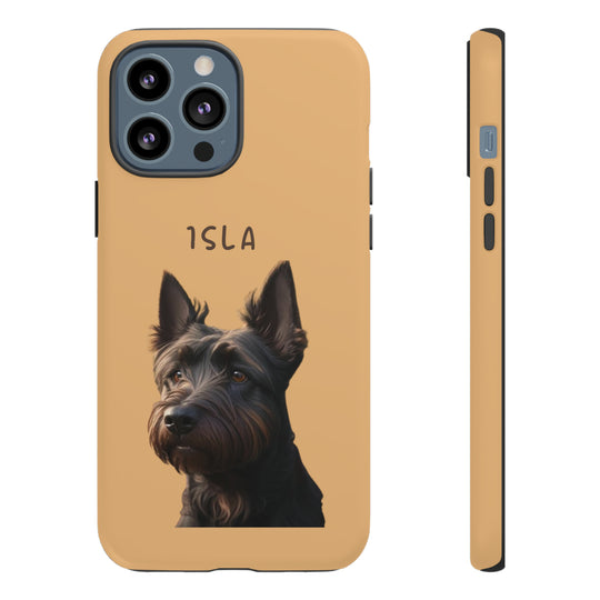 Custom Scottish Terrier Pet Phone Case with Photo and Name - Dog Lover's Gift - Creative Canvas Corner