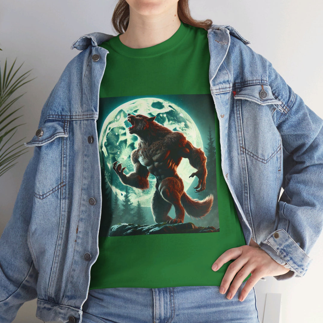 Full Moon Werewolf Halloween T-Shirt