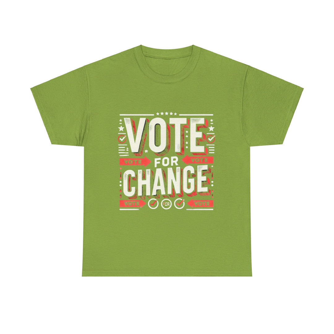 Eco-Friendly Voter T-Shirt - Green Vote - Creative Canvas Corner