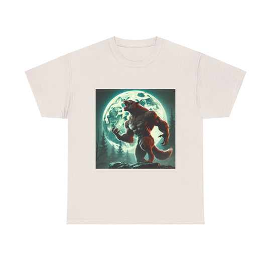 Full Moon Werewolf Halloween T-Shirt