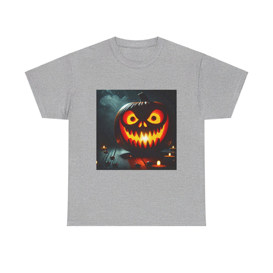 Spooky Pumpkin Face Halloween T-Shirt