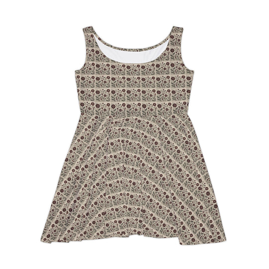 Bloom Tapestry Silence Women Skater Dress - Creative Canvas Corner