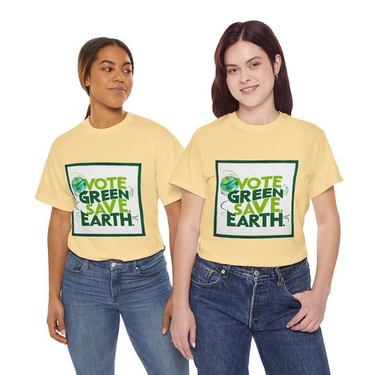 🗳️ Vote for the Planet: Eco-Friendly Election T-Shirt 🌍 - Creative Canvas Corner