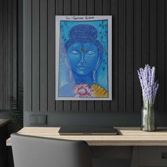 Gautam Buddha Acrylic Print — French Cleat Wall Art