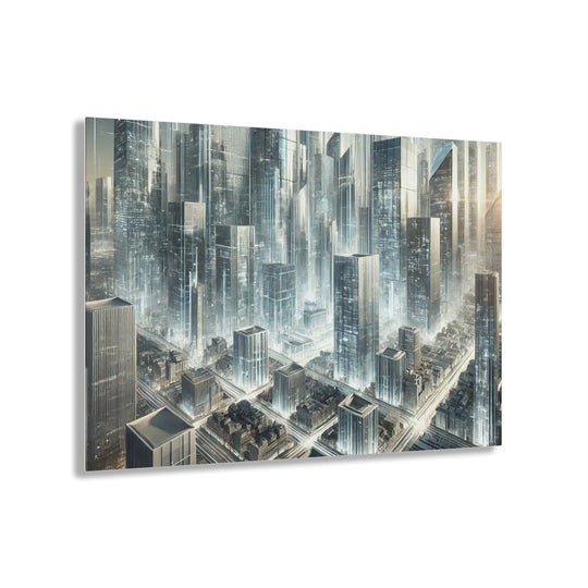 Crystal City of the Future Acrylic Print