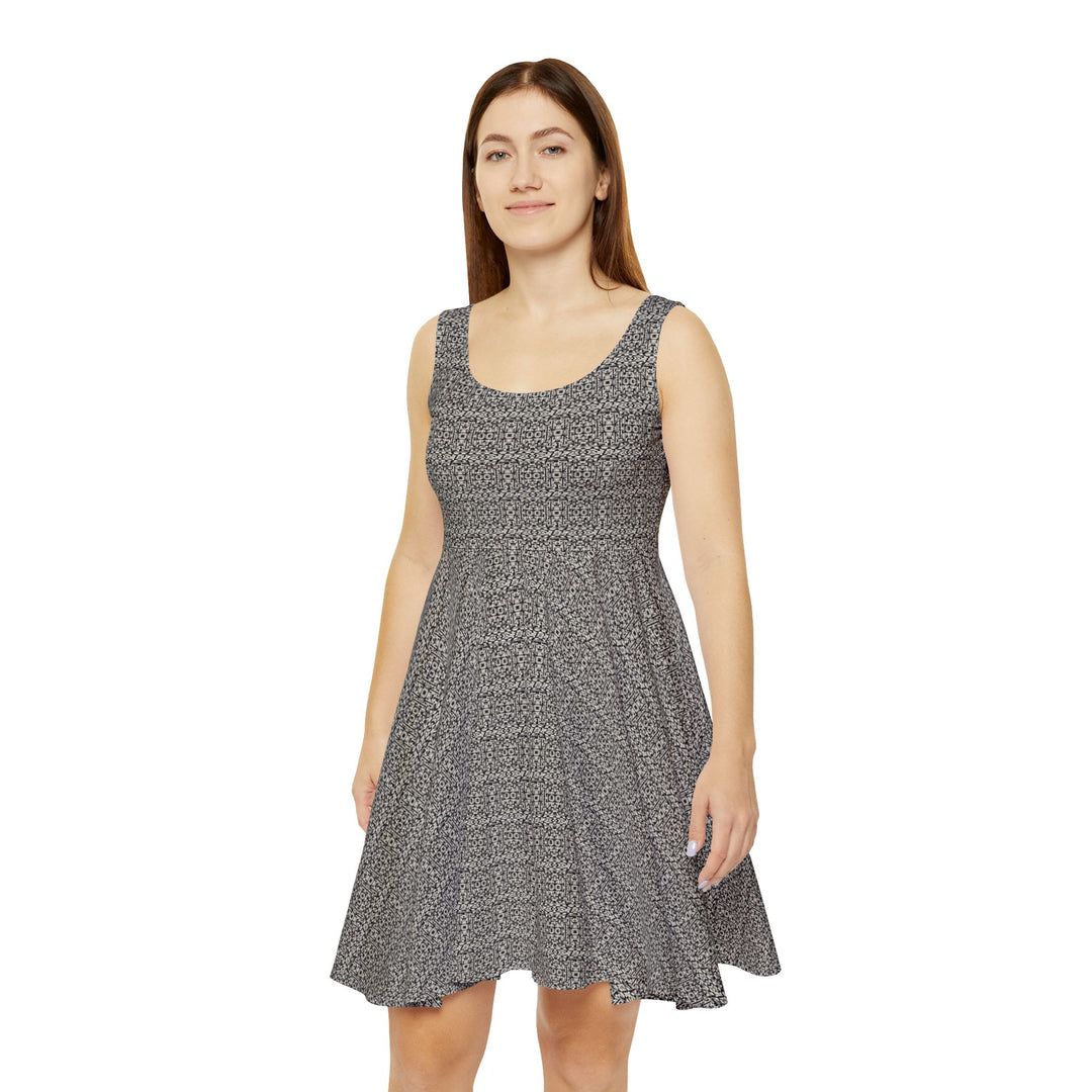 Modern Geo Skater Dress