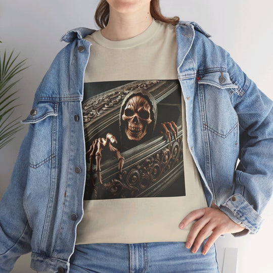 Creepy Coffin Halloween T-Shirt