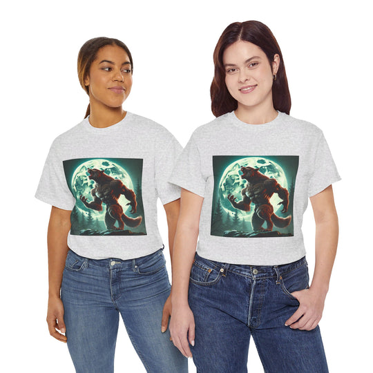 Full Moon Werewolf Halloween T-Shirt