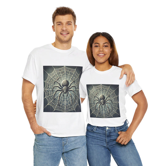 Spooky Spider Web Halloween T-Shirt