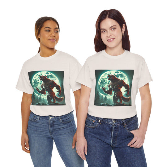 Full Moon Werewolf Halloween T-Shirt