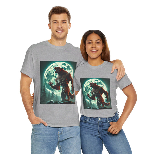 Full Moon Werewolf Halloween T-Shirt