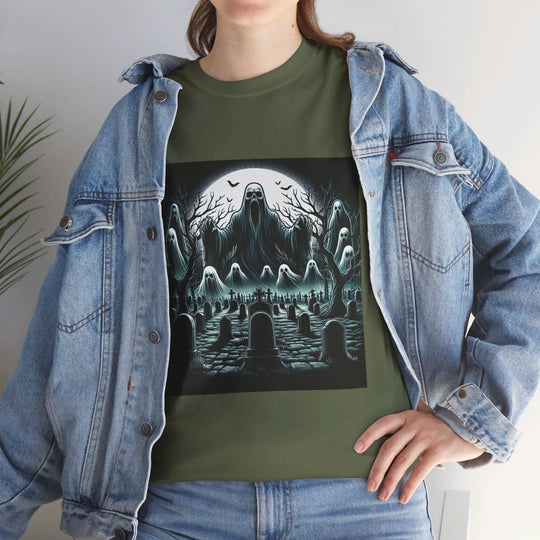 Haunted Graveyard Halloween T-Shirt