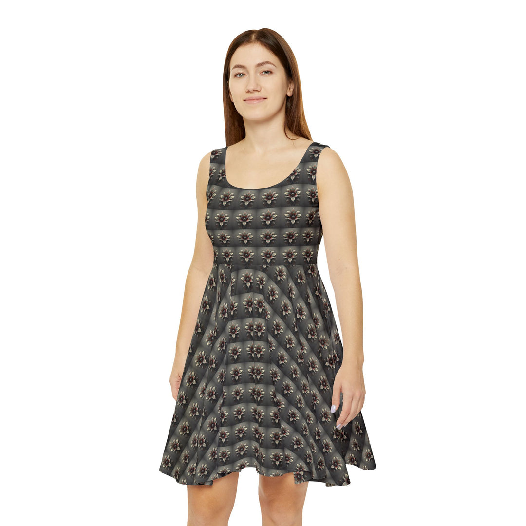 Bloom Cipher Women Skater Dress - Creative Canvas Corner