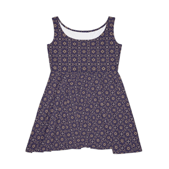 Geometric Mandala Skater Dress