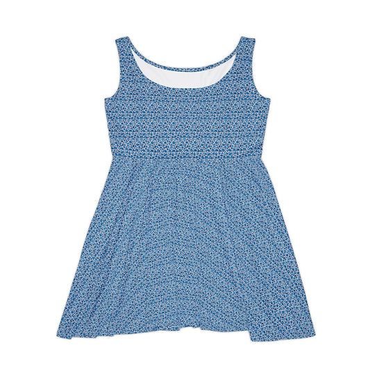 Mod Geometric Skater Dress - 60s Style & Playful
