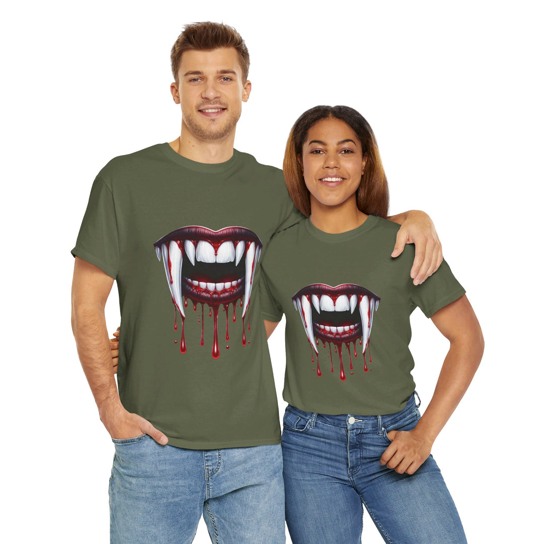 Vampire Fangs Halloween T-Shirt