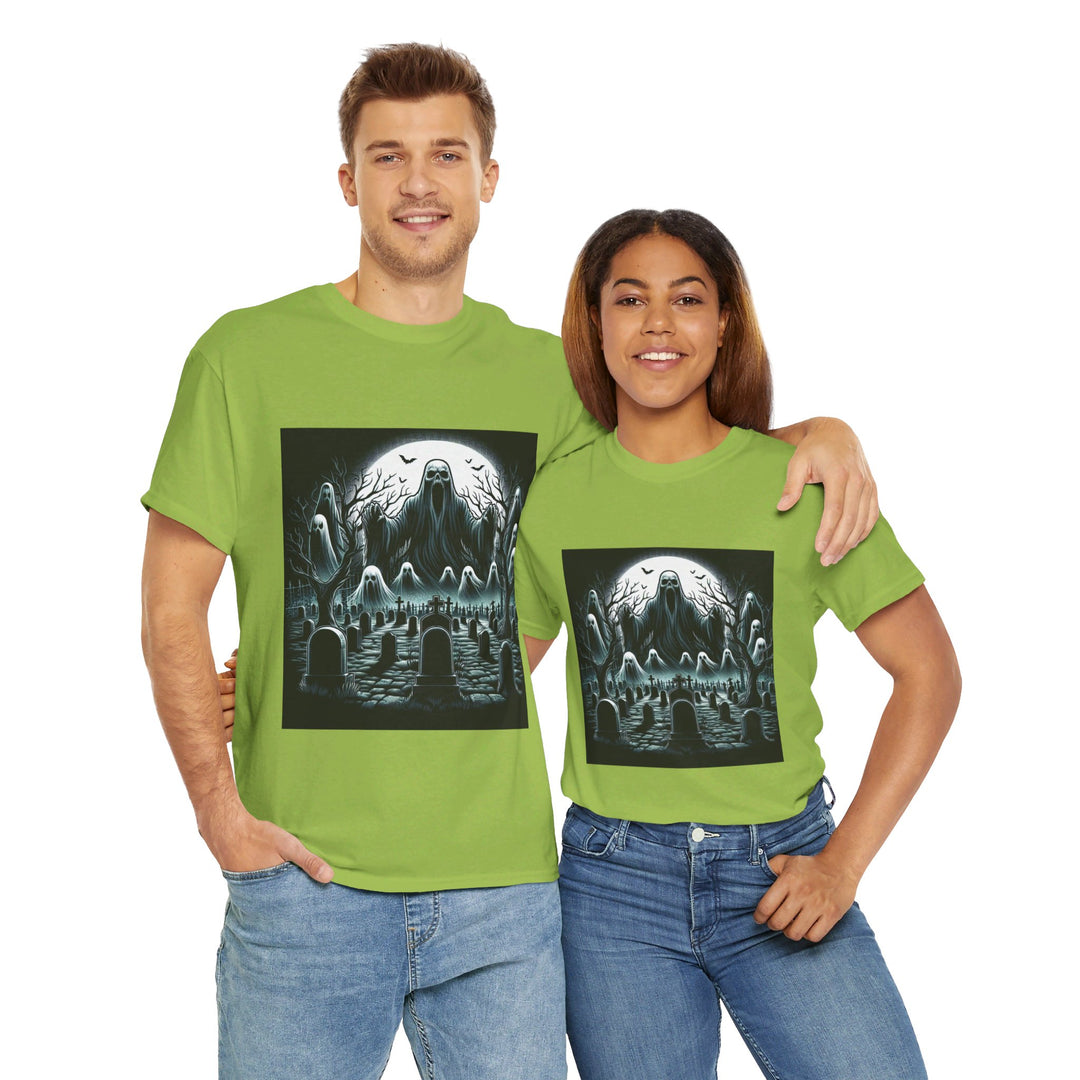 Haunted Graveyard Halloween T-Shirt