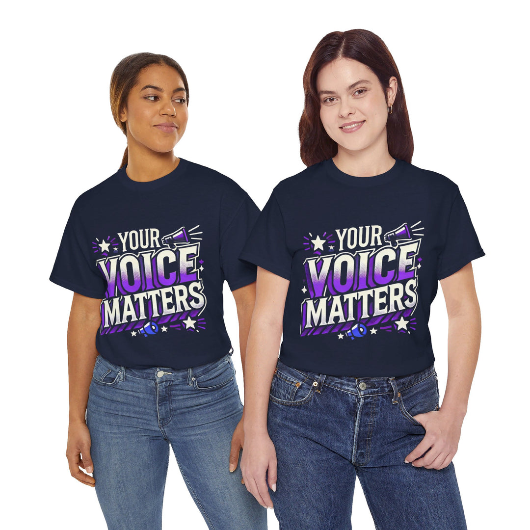 Bold Voter Tee - Stand Out and Vote - Creative Canvas Corner