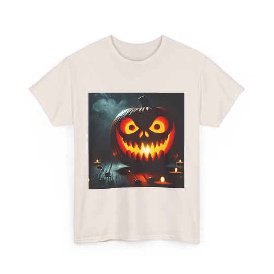 Spooky Pumpkin Face Halloween T-Shirt