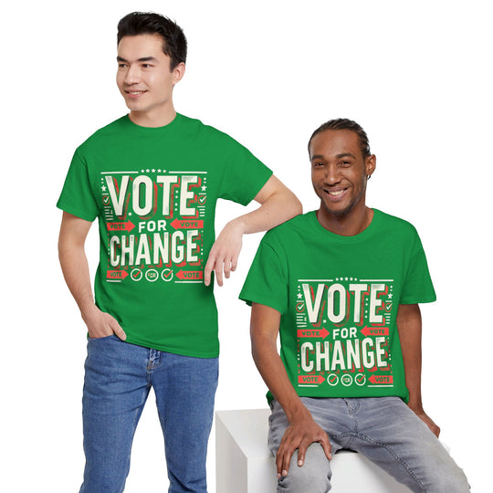 Eco-Friendly Voter T-Shirt - Green Vote - Creative Canvas Corner