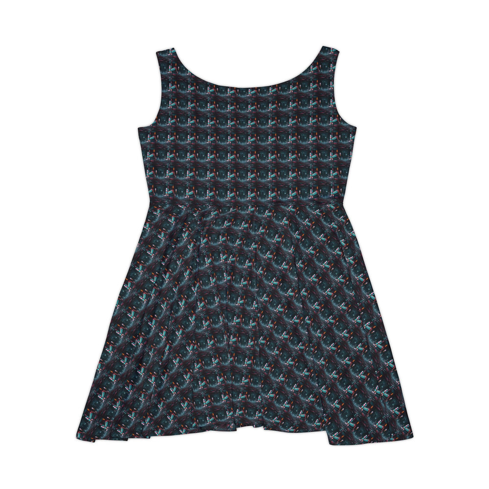 Streetcore Neon Vibe Women Skater Dress