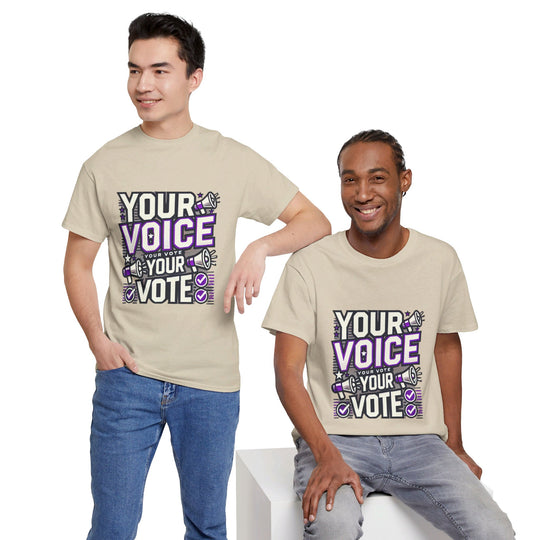 Rock the Vote T-Shirt - Make Your Voice Heard! - Creative Canvas Corner