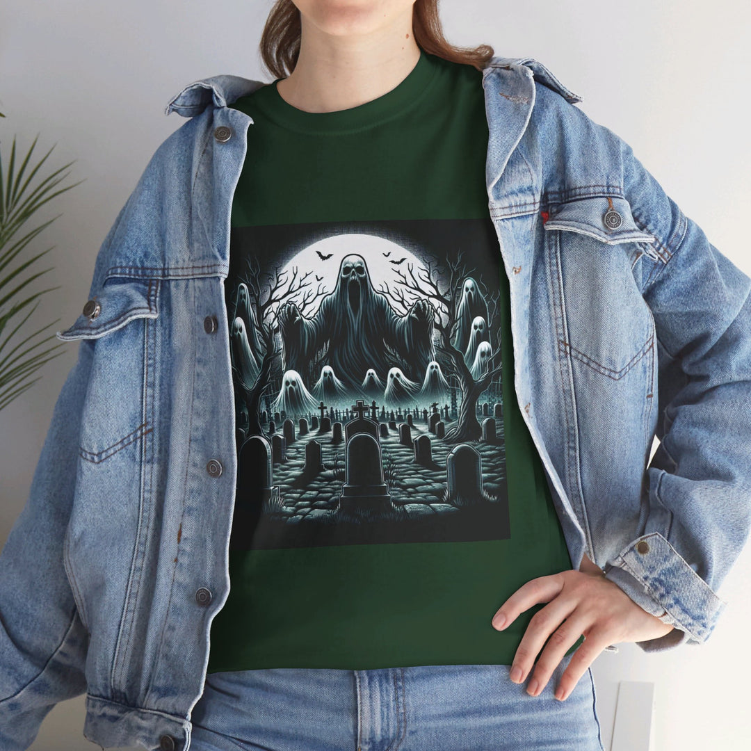 Haunted Graveyard Halloween T-Shirt