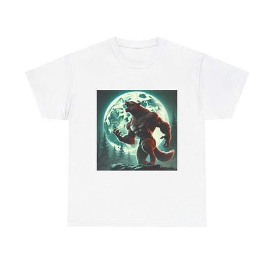 Full Moon Werewolf Halloween T-Shirt