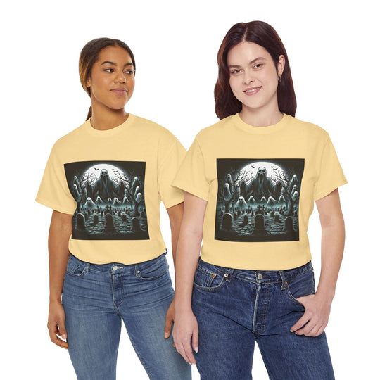 Haunted Graveyard Halloween T-Shirt