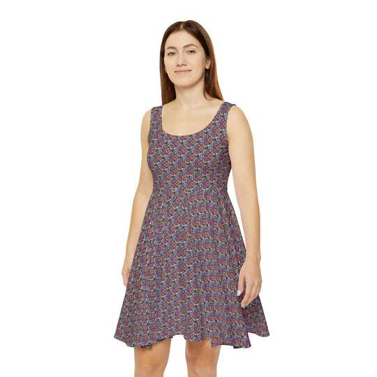 Mandala Vibe Women Skater Dress