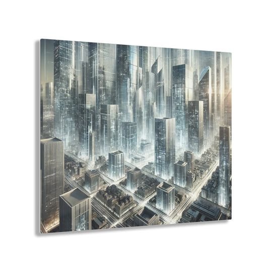 Crystal City of the Future Acrylic Print