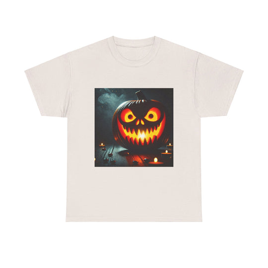 Spooky Pumpkin Face Halloween T-Shirt