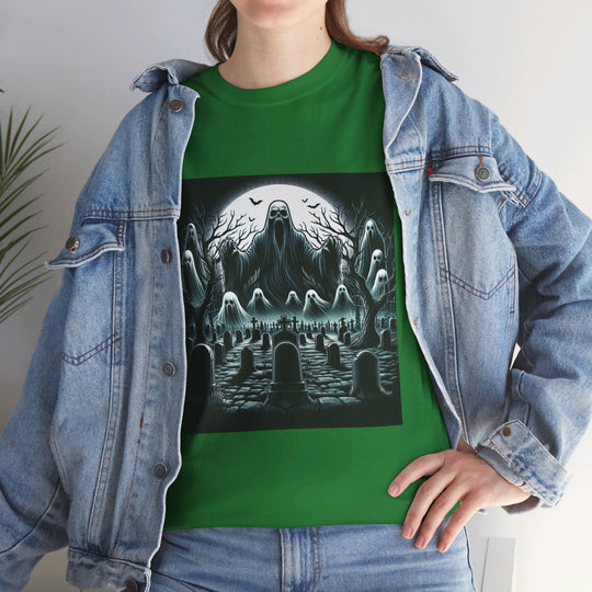 Haunted Graveyard Halloween T-Shirt