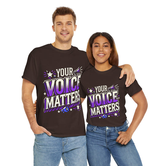 Bold Voter Tee - Stand Out and Vote - Creative Canvas Corner