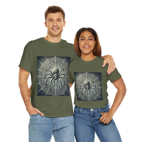 Spooky Spider Web Halloween T-Shirt