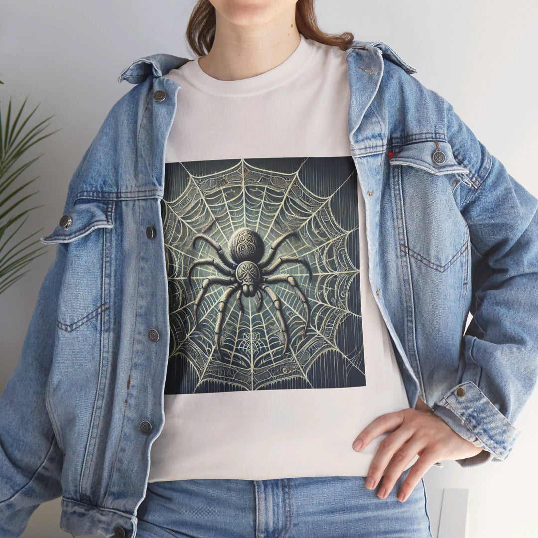 Spooky Spider Web Halloween T-Shirt