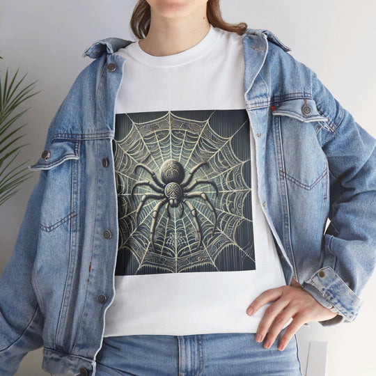 Spooky Spider Web Halloween T-Shirt