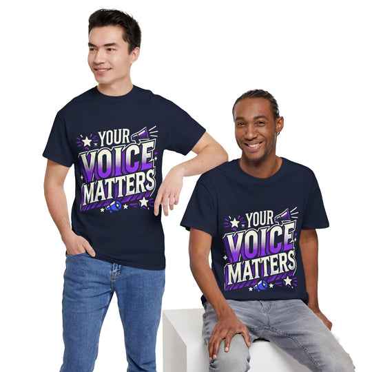 Bold Voter Tee - Stand Out and Vote - Creative Canvas Corner