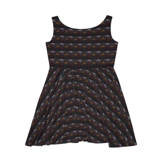 Velvet Garden Shadow Women Skater Dress