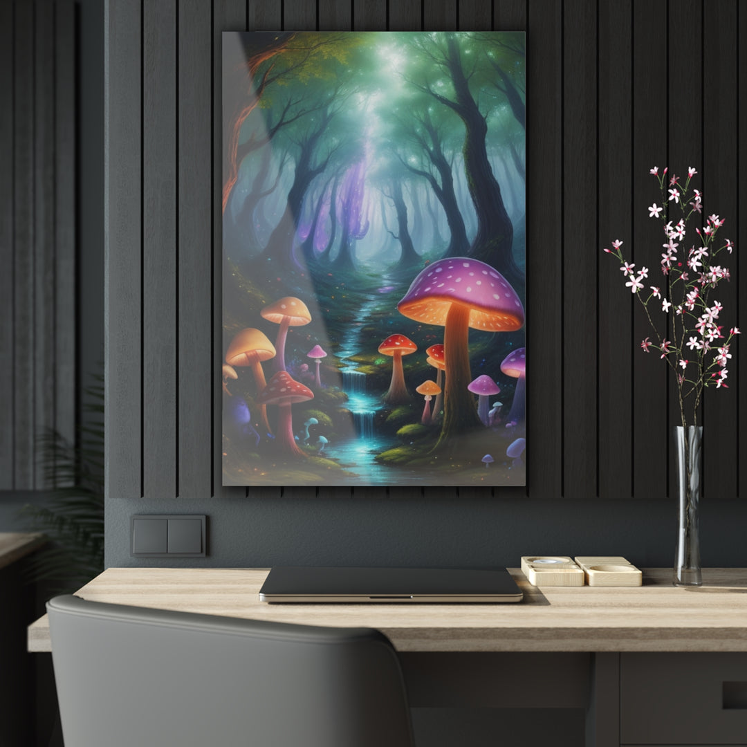 🌲🧚‍♀️ Enchanted Forest: Mystical Creatures & Glowing Mushrooms in Ultra HD 8K ✨ - Creative Canvas Corner