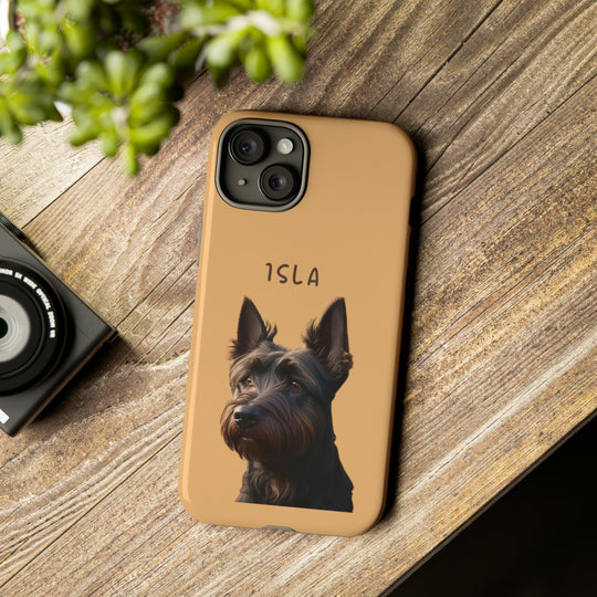 Custom Scottish Terrier Pet Phone Case with Photo and Name - Dog Lover's Gift - Creative Canvas Corner