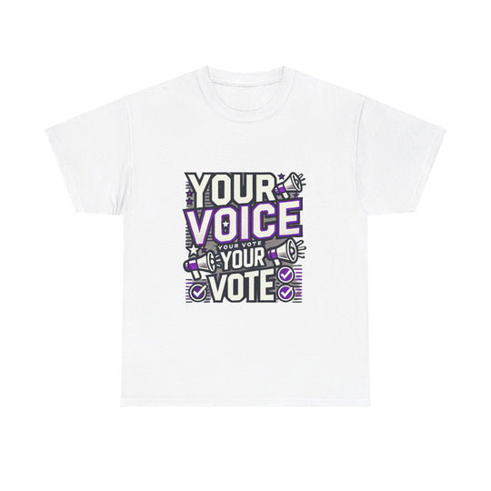 Rock the Vote T-Shirt - Make Your Voice Heard! - Creative Canvas Corner