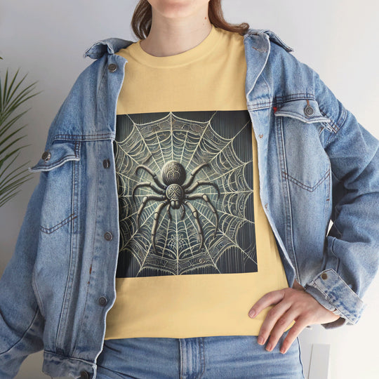 Spooky Spider Web Halloween T-Shirt