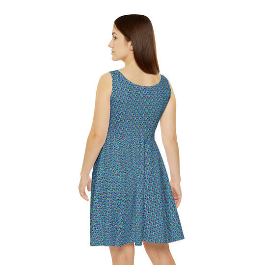Pop Art Vibe Women Skater Dress