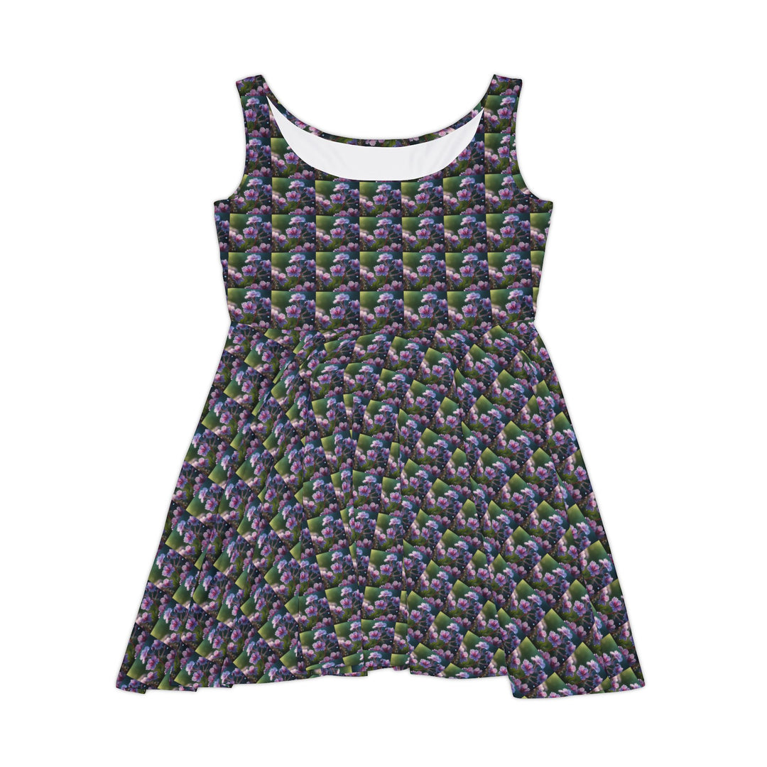 Dewdrop Garden Women Skater Dress - Creative Canvas Corner