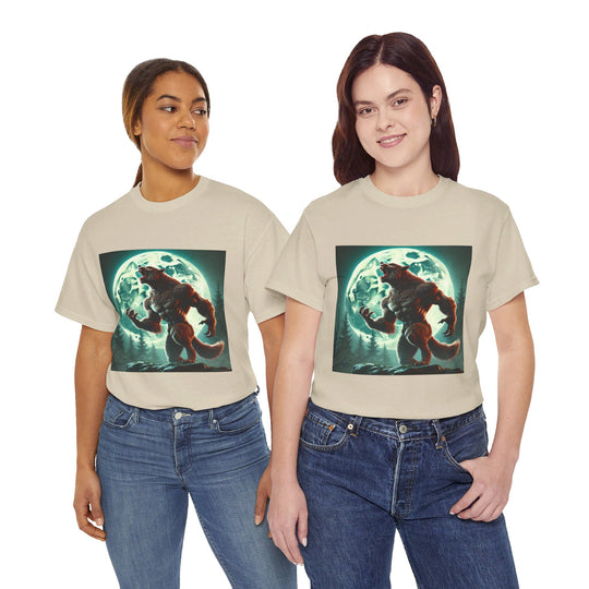 Full Moon Werewolf Halloween T-Shirt