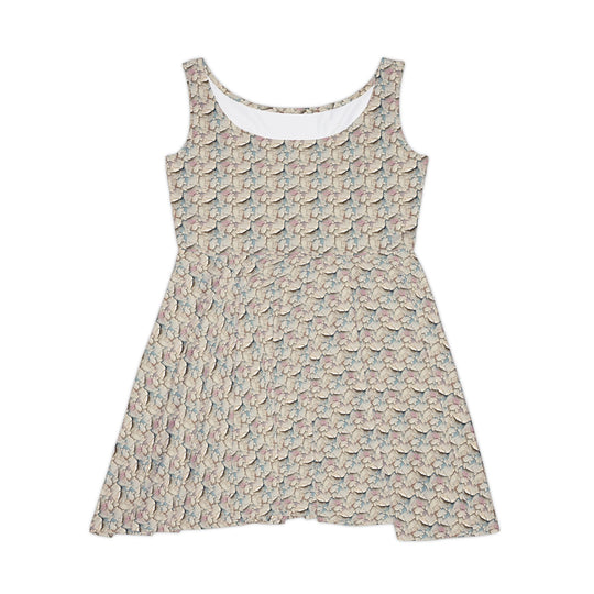 Cracked Paint Vibe Women Skater Dress - Creative Canvas Corner