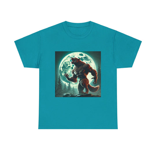 Full Moon Werewolf Halloween T-Shirt