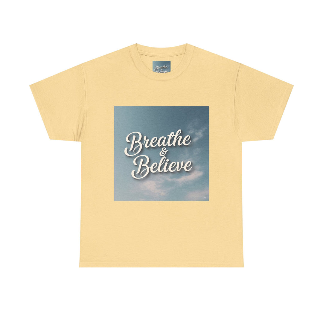 Breathe & Believe T-Shirt – calm breathing tee